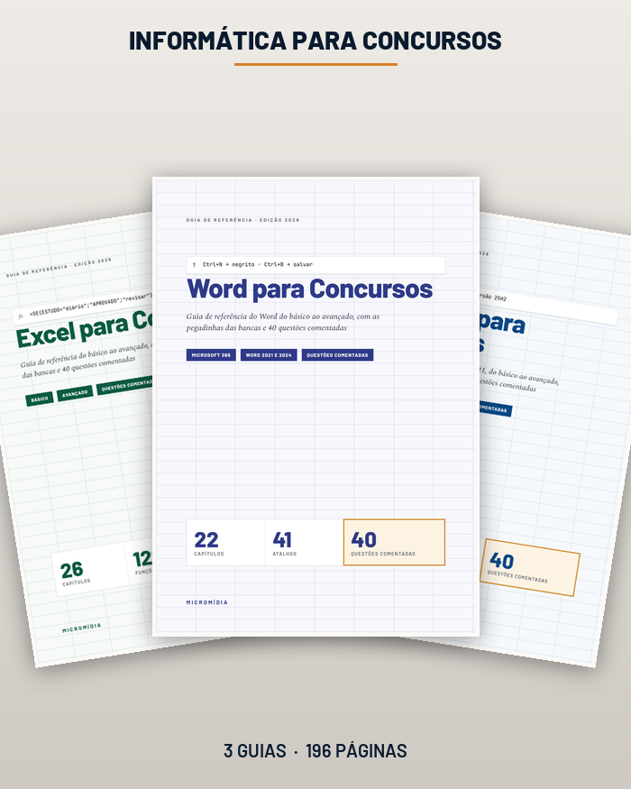 Capa do e-book Combo Informática para Concursos